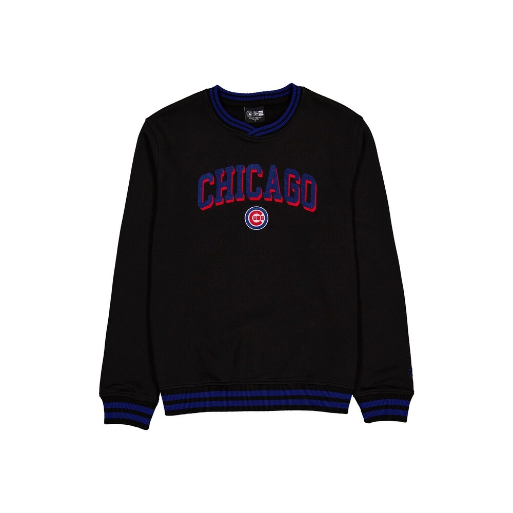 New Era Chicago Cubs Sport Night Black Crewneck - Size XL